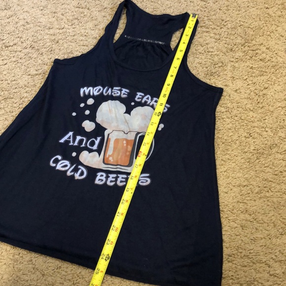 Disney fans! Mouse ears & cold beers tank top - Picture 3 of 4